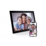 XORO 10.1 inch WiFi digitālais foto rāmis ar daudzskārienu IPS displeju, 16 GB, melns