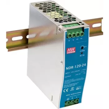 Meanwell NDR-120-12 DIN Sliežu Barošanas Avots 12V 10A 120W