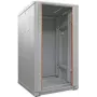 IT-BUDGET 19 collu tīkla skapis SRK - 27U - 600x600 mm - Rūdīta stikla/cieta tērauda durvis - Salikts - Gaiši pelēks (RAL 7035) (99ITB19SRK2766GGNM)