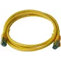 IT-BUDGET Full Copper Premium Patch Cable - Cat.6A - 500 MHz - Halogen-Free - PoE+ - AWG 26/7 - Yellow - 15 m
