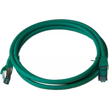 IT-BUDGET Full Copper Premium Patch Cable - Cat.6A - 500 MHz - Halogen-Free - PoE+ - AWG 26/7 - Green - 25 m