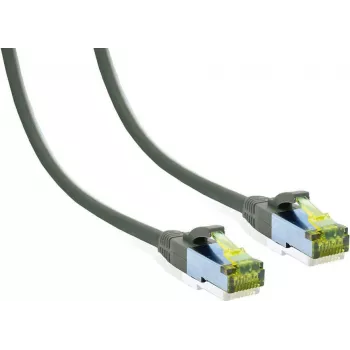 IT-BUDGET Full Copper Premium Patch Cable Cat.6A ar Cat.7 Raw Cable 600 MHz Halogēnu nesaturošs PoE+ 10GBit Pelēks 25 m