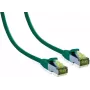 IT-BUDGET Full Copper Premium Patch Cable - Cat.6A ar Cat.7 neapstrādātu kabeli - 600 MHz - Bezhalogēna - PoE+ - 10GBit - Zaļš - 20 m