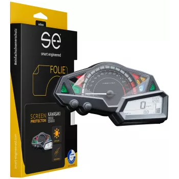 smart.engineered SE-DCP-2-0102-0065-1-M Displeja aizsargs Kawasaki Z300 / Z250 / Ninja250 / Ninja300 (2013-2017) - Caurspīdīgs