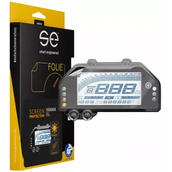 smart.engineered SE-DCP-2-0102-0076-1-M Displeja aizsargplēve Yamaha R3 (2019+), R25 (2019+), MT-03 (2020+) - Caurspīdīga