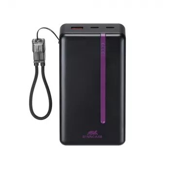 Rivacase VA2312 Power Bank 20000 mAh 22,5W Melns
