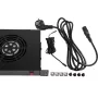 Rockstable 1U 19 collu ventilācijas elements - dzesēšanas ventilators - melns - tērauds - 2 ventilatori - 12 cm - 330 m³/h (RS19-FT1U2TM)