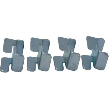 Rockstable 19 Connection Set - Patch Panel - SPCC Steel - Silver - 4 Pieces (RS19-MS01)