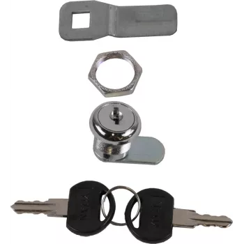 Rockstable Lock for Side and Rear Doors - Door Lock - Silver (RS19-SLOT-C)