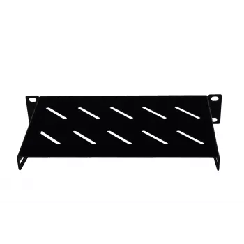 Rockstable 1U 10-Inch Shelf - Plaukts - Melns - SPCC - Tērauds - 1U - Ovāls - 25,4 cm (10 collas) (RS10-33HYL)