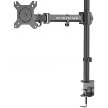 Rockstable RS-MM002 Single Monitor Desk Mount - Clamp/Grommet - 8 kg - 13-32 inch - VESA 75x75/100x100 - Black