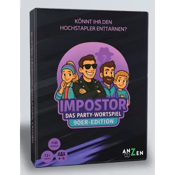 Anzen IMPOSTOR - The Party Word Game - 90s Edition