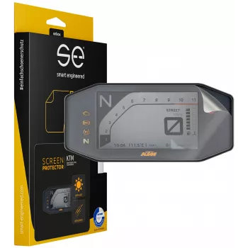 smart.engineered SE-DCP-2-0102-0166-1-M Displeja aizsargs KTM Duke 790 (2018-2022) / Duke 890 (2018-2022) / 690 Duke/R (2016-2019) - Caurspīdīgs
