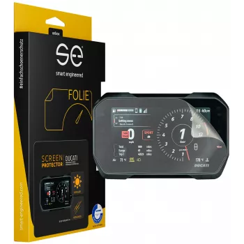 smart.engineered SE-DCP-2-0102-0193-1-M Aizsargplēve motociklu displejiem - Caurspīdīga - TPU - Izturīga pret skrāpējumiem un triecieniem - Pašdziedinoša - Oleofobais pārklājums