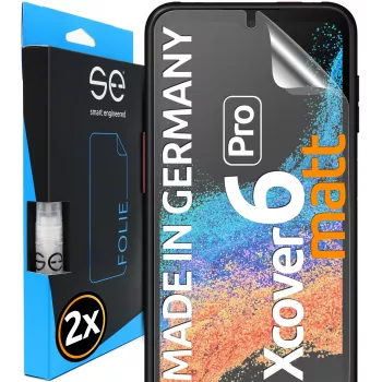 smart.engineered se 3D ekrāna aizsargs Samsung Galaxy XCover 6 Pro Pretatstarojošs 2 iepakojumā