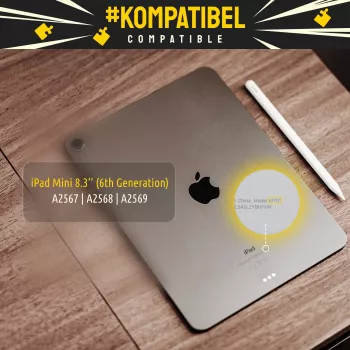 SMART.ENGINEERED se GLASFOLIE Apple iPad mini 6 (8.3) Rūdīta stikla ekrāna aizsargs