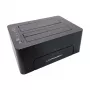 LC-Power LC-DOCK-C-V2 USB-C Docking Station ar HDMI, DisplayPort, VGA, 3x USB-A, USB-C Dati, USB-C PD 100W, Gigabit Ethernet, SD/microSD karšu lasītājs, 3.5mm Audio, Pelēks