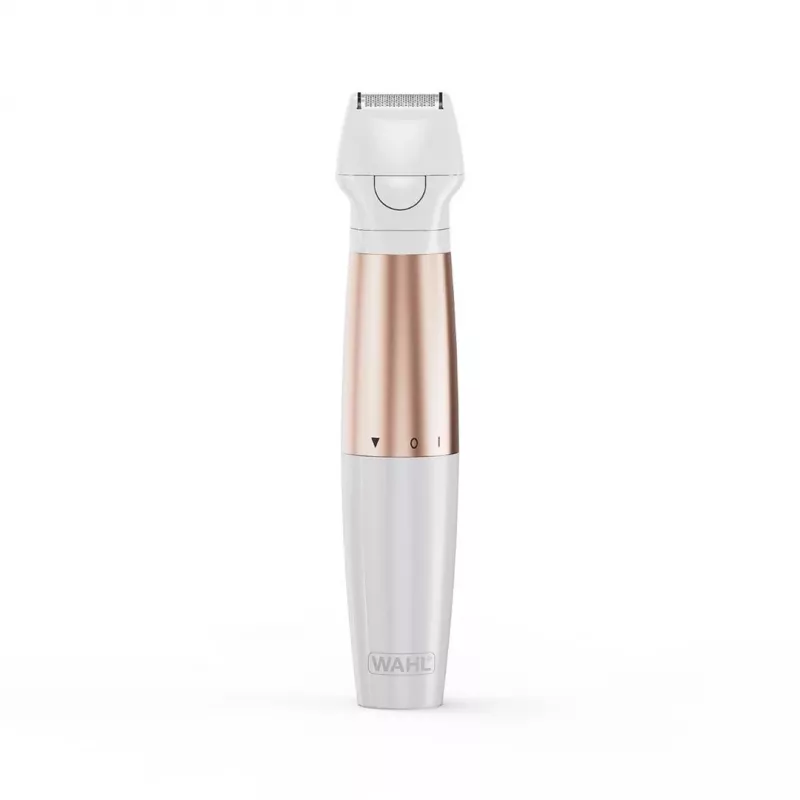 Wahl TRIM and SHAVE 3028668 Bikini Trimmer, uzlādējams, slapjai un sausai lietošanai, balts/rozā