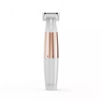 Wahl TRIM and SHAVE 3028668 Bikini Trimmer, uzlādējams, slapjai un sausai lietošanai, balts/rozā