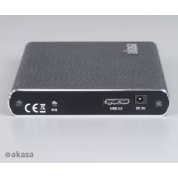 Akasa lite S AK-IC09U3-BK - 2,5 collu ārējais krātuves korpuss - USB 3.0 - Melns