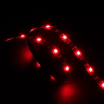 Akasa Vegas AK-LD02-05RD Sarkanā LED lente PC korpusa apgaismojumam, 50cm, 30 LED, 12V