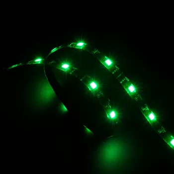 Akasa Vegas AK-LD02-05GN Zaļā LED lente datora korpusam - 50cm, 30 LED, SMD 5050, 12V DC, Molex