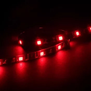 Akasa Vegas M AK-LD05-50RD Sarkanā LED lente PC korpusa iekšējam apgaismojumam, 50 cm, magnētiskais stiprinājums, 4-pin Molex