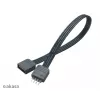 Akasa AK-CBLD01-20BK Flexa RGB LED pagarinājuma kabelis 0,2m Melns