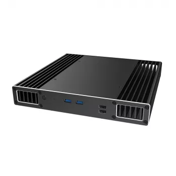 Akasa Plato PX - Desktop - PC - Alumīnijs - Melns - UCFF - Mājas birojs