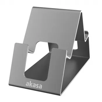 Akasa Aries Pico Alumīnija Telefona un Planšetes Statīvs Pelēks