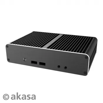 Akasa Newton CAC bezventilatora korpuss Intel NUC 11. paaudzes Atlas Canyon (melns)