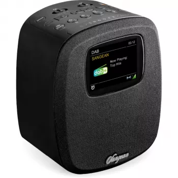 Sangean DCR-83 (Atomic 83) DAB+ / FM digitālais modinātājpulkstenis ar Bluetooth 5.0, melns