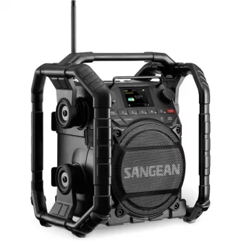 Sangean U-4X Black Portable DAB+/FM Radio ar Bluetooth 5.0, IP64, 7W RMS
