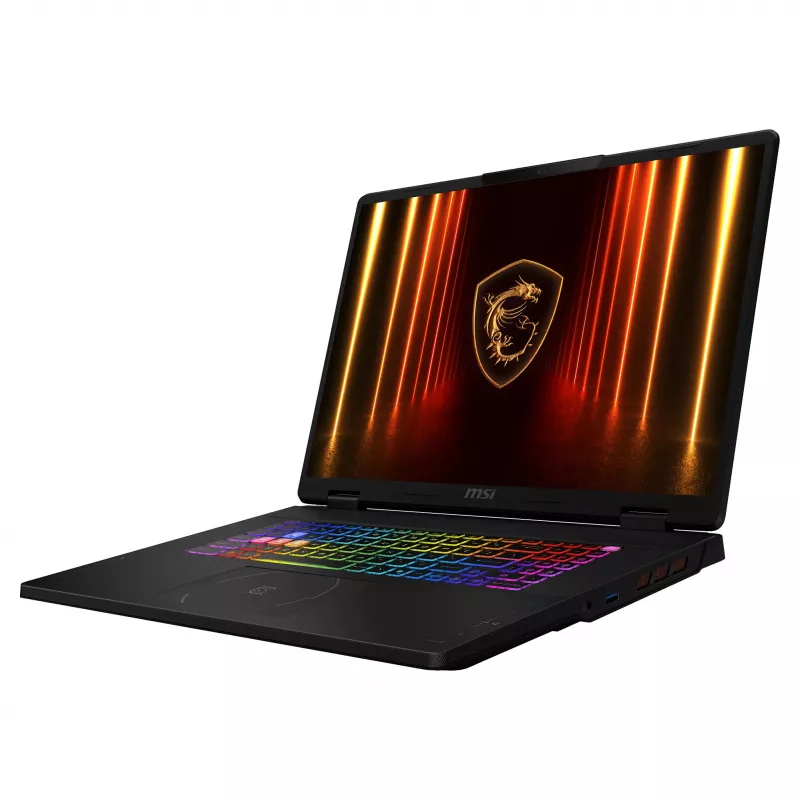MSI Crosshair A18 HX A8WFKG-044FR spēļu klēpjdators, 18 collu Quad HD+ IPS 240Hz, AMD Ryzen 9 8940HX, 32GB DDR5, 1TB SSD, GeForce RTX 5060 8GB, Windows 11 Home, franču AZERTY tastatūra