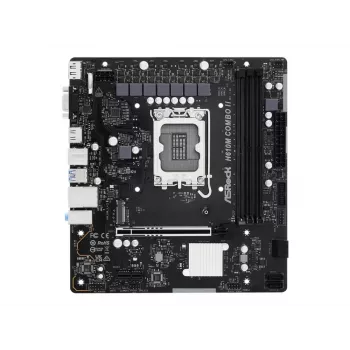 ASRock H610M-Combo II Micro ATX mātesplate, LGA 1700, Intel H610, DDR4, HDMI, DisplayPort, D-Sub, Gigabit LAN