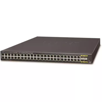 Planet GS-4210-48T4S pārvaldāms Gigabit slēdzis - 48 porti 10/100/1000 + 4 SFP