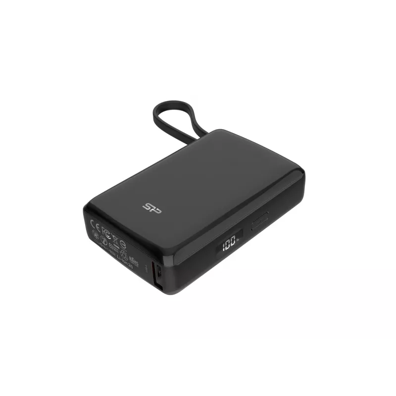 Silicon Power CP10 10000mAh PD USB-A 2xUSB-C Power Bank, Black