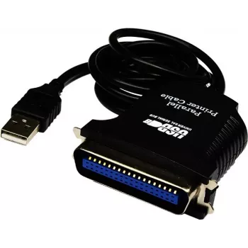 Exsys EX-1300-2 USB uz Paralēlo adaptera kabelis - 1m - Melns