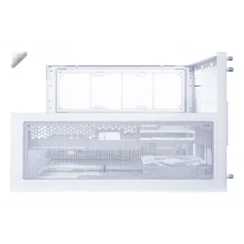 Lian Li O11 Vision-M Micro-ATX korpuss, rūdīts stikls, balts
