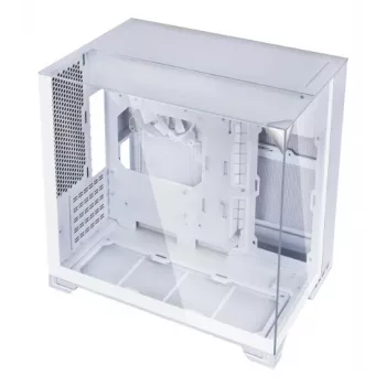 Lian Li O11 Vision-M Micro-ATX korpuss, rūdīts stikls, balts