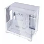 Lian Li O11 Vision-M Micro-ATX korpuss, rūdīts stikls, balts