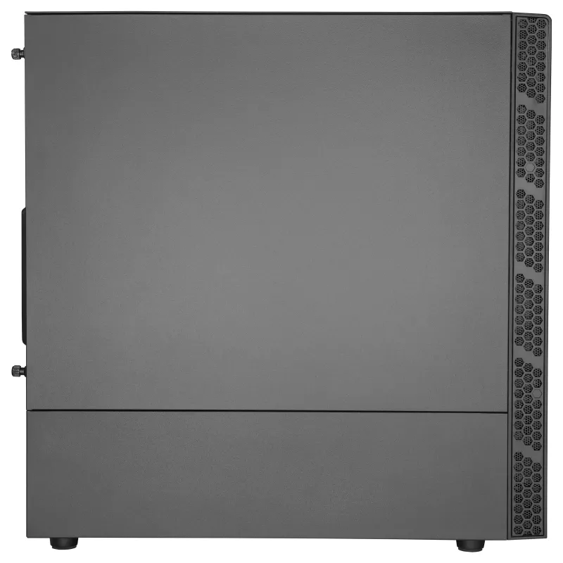 Cooler Master MasterBox MB400L Micro-ATX Mini Tower, Tērauds, Cietais sānu panelis, Bez barošanas bloka
