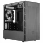 Cooler Master MasterBox MB400L Micro-ATX Mini Tower, Tērauds, Cietais sānu panelis, Bez barošanas bloka