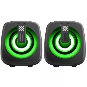 Defender PC Speakers J1 2.0 6W LED USB Black