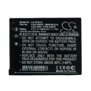 CAMERON SINO Akumulators CGA-S007 DMW-BCD10 Panasonic / CS-BCD10