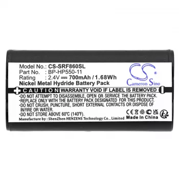 Cameron Sino akumulators tips BP-HP550-11 Sony MDR RF860 RF4000 RF970 RF925 RF850 RF840 RF810 IF245RK / CS-SRF860SL