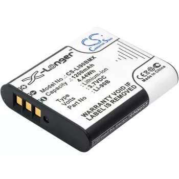 CAMERON SINO Li-90B Li-92B nomaiņas akumulators Olympus kamerām (1270mAh, 3,7V, Li-ion)