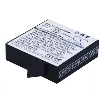 CAMERON SINO rezerves akumulators AZ16-1 / AZ16 Xiaomi Yi 4K / 4K+ / Lite darbības kamerai - 1400mAh 3,85V Li-ion (CS-MUZ160MC)