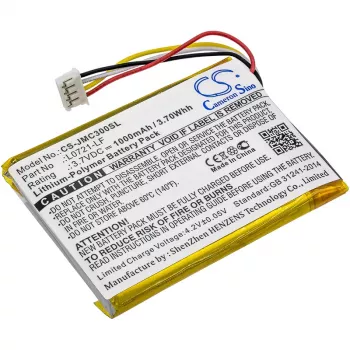 Cameron Sino rezerves akumulators JBL Clip 3, Clip 3AN, Clip 3SAND (L0721-LF / CS-JMC300SL) - 1000mAh 3.7V Li-Po