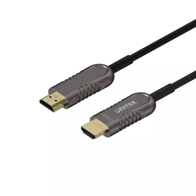 UNITEK Premium HDMI 60m Active Optical Cable - Black
